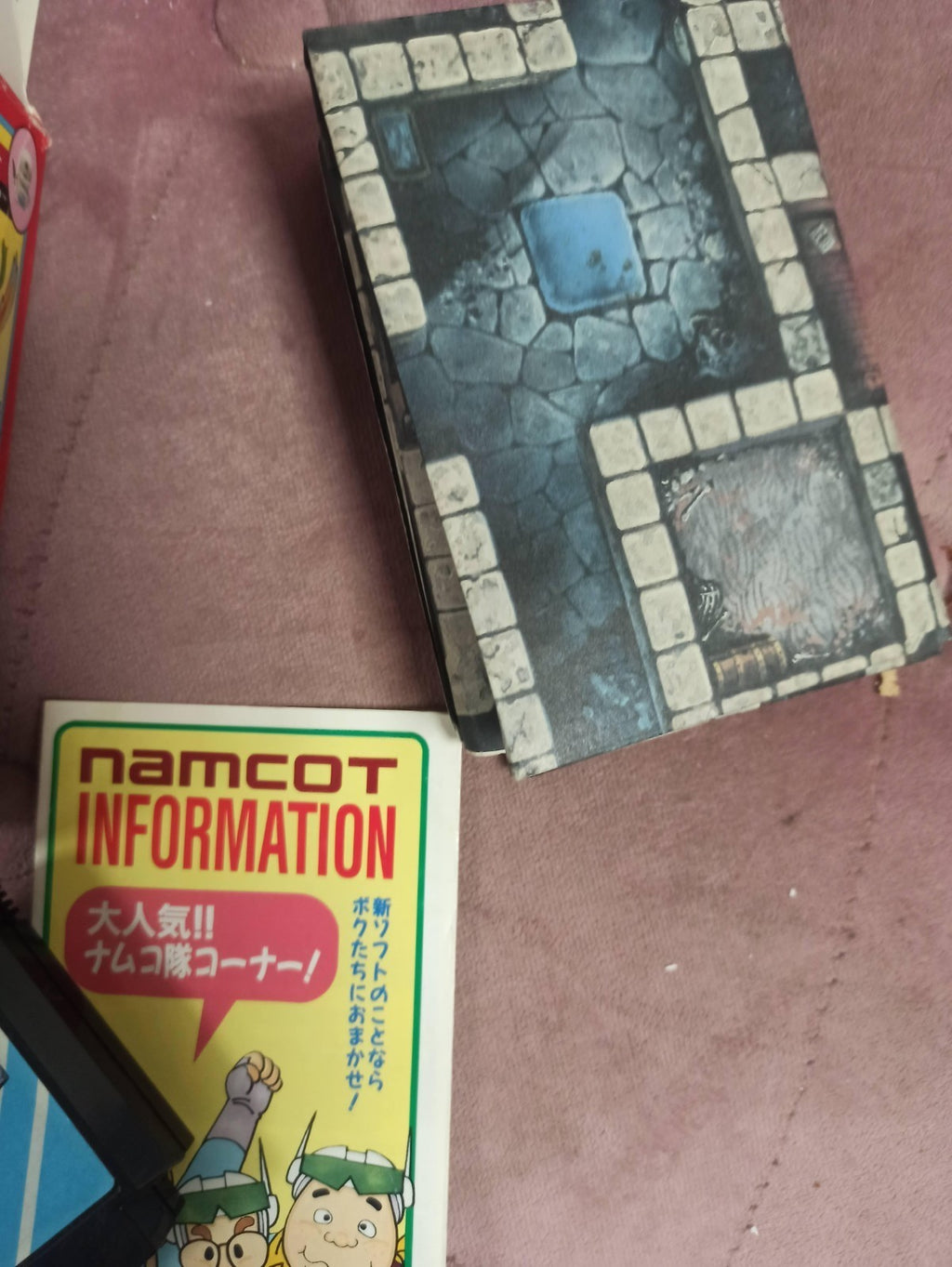 Jeu Famicom Shell Saurus Story Namcot boîte japonaise vintage complet
