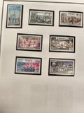 Timbres Monaco traditions monégasques x7 lot philatélie thématique