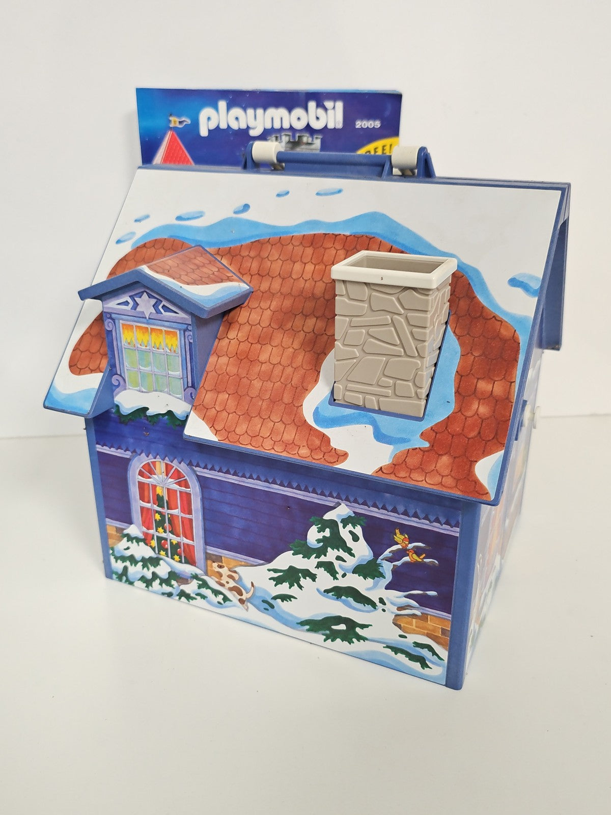 Playmobil Maison de Vacances Noël Atelier Père Noël Coffret Transportable Enfant