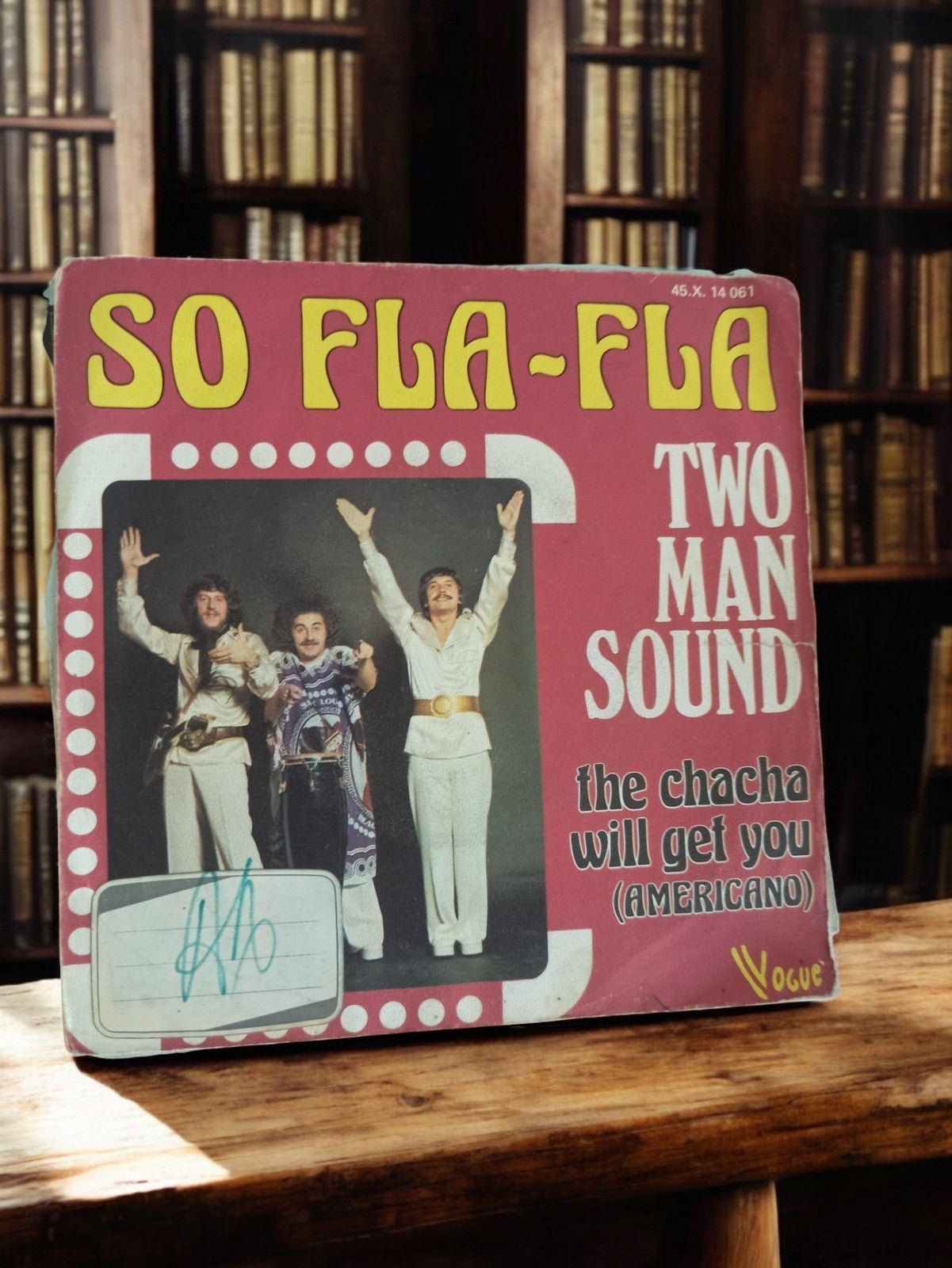 Vinyle 45 tours Two Man Sound So Fla-Fla Vogue vintage pochette usagée
