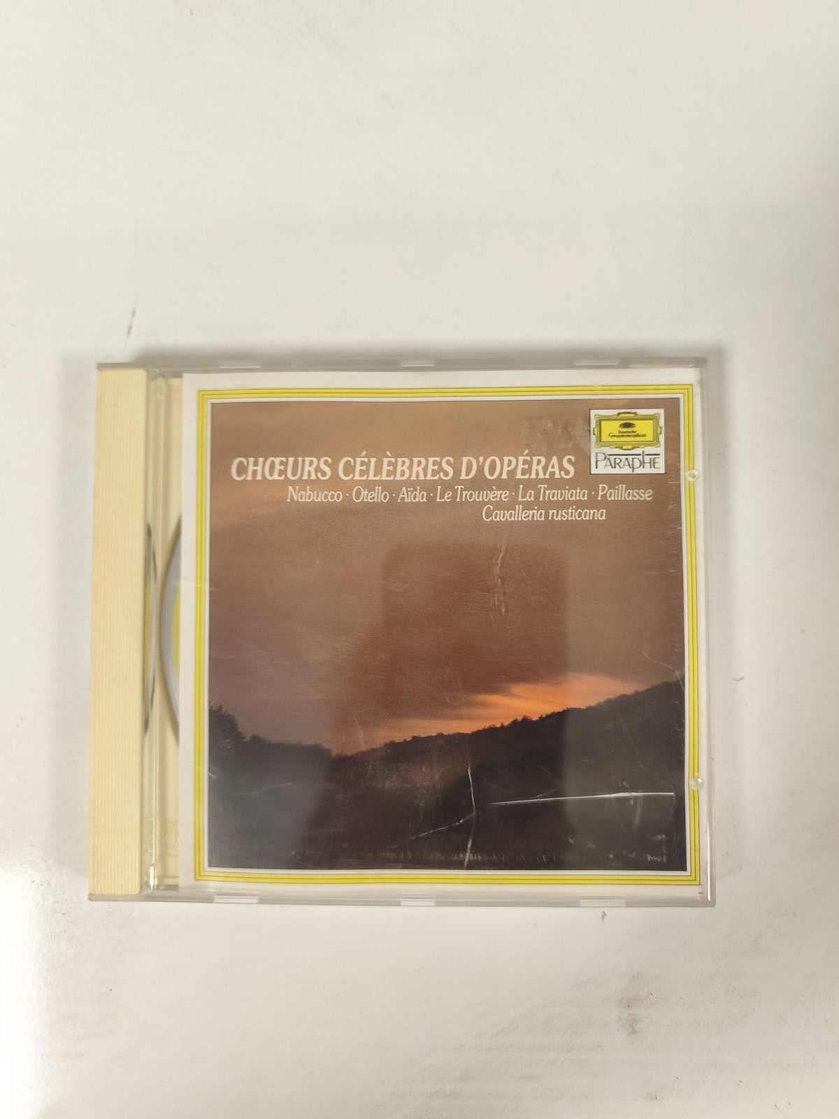CD Ch?urs Célèbres d?Opéras Deutsche Grammophon ? Nabucco, Aïda, La Traviata