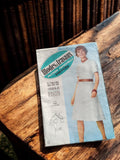 Patron couture Modes & Travaux 1454 robe vintage années 70 rétro ancien