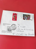 Enveloppe philatélie timbres Allemagne Deutsche Bundespost oblitérée