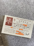 Carte QSL radio amateur DF6AK Allemagne 1985 ancienne QSL card vintage