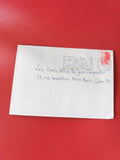 Enveloppe philatélie affranchie timbre Marianne rouge et cachet Grasse