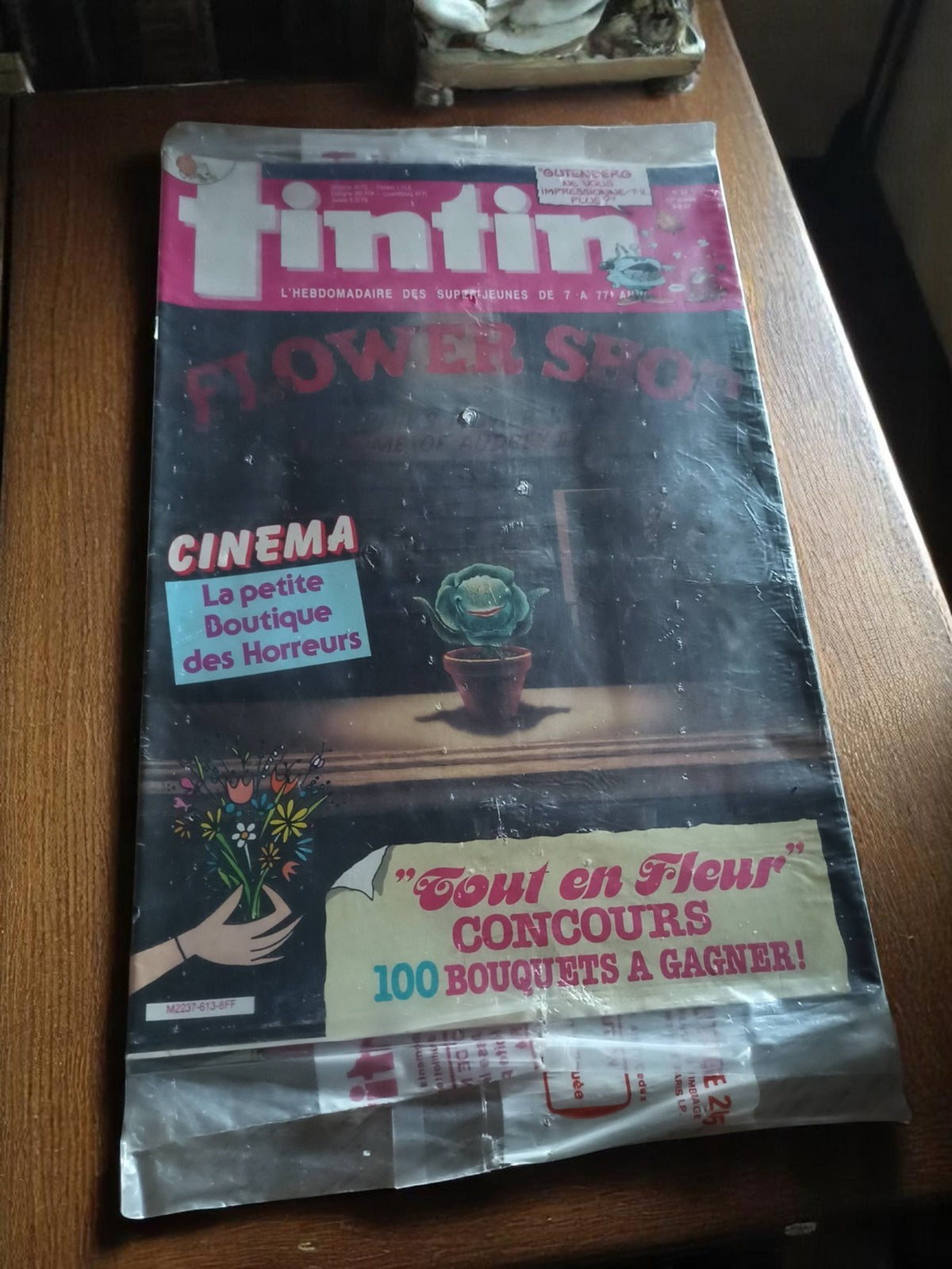 Magazin Tim und Struppi, Vintage, originalverpackt, Sammlerausgabe Flower Shop