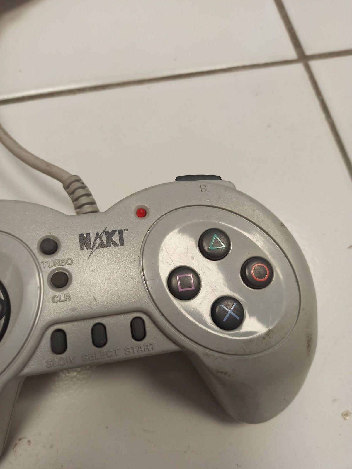 Manette filaire compatible PlayStation PS1 Naki ? Contrôleur jeu vidéo d?occasio