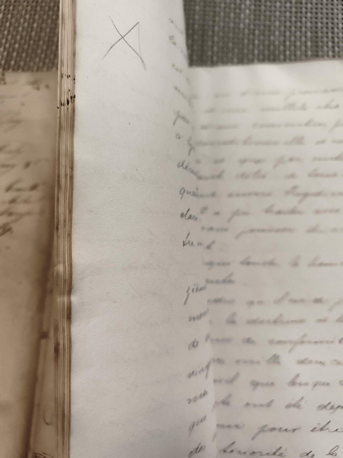 Ancien document manuscrit jugement 19e siècle Lafarge archives justice