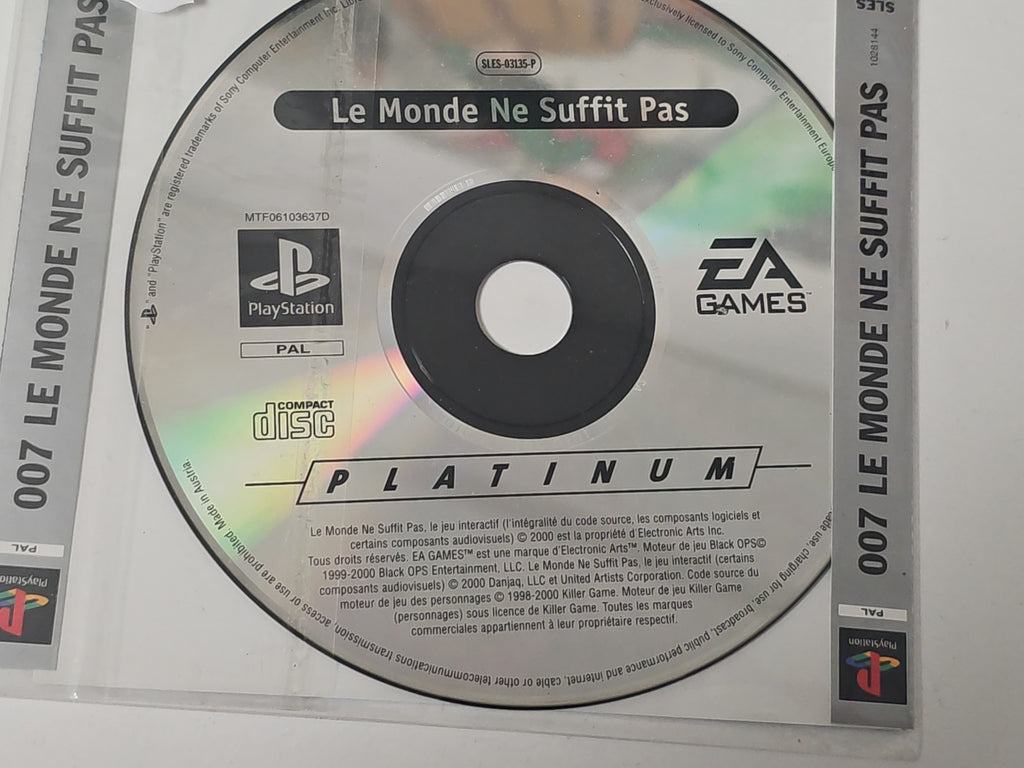 Jeu 007 James Bond CD seul pour Sony Playstation PS1 version française