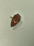 Vintage pin's Red Lodge Montana émaillé bouclier rouge ancien collection
