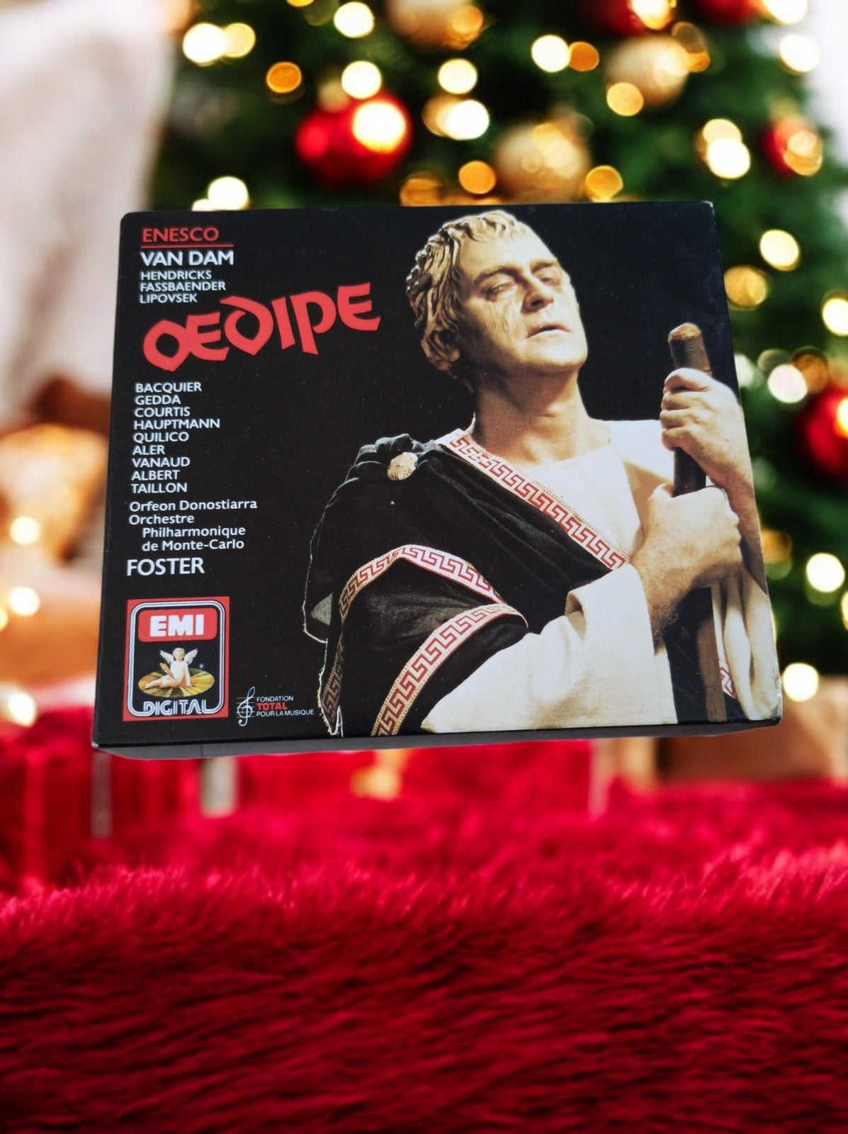 Coffret CD Œdipe Enescu EMI Digital, opéra Van Dam, édition collector