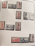 Timbres anciens colonies françaises neufs Indochine Madagascar Martinique milita