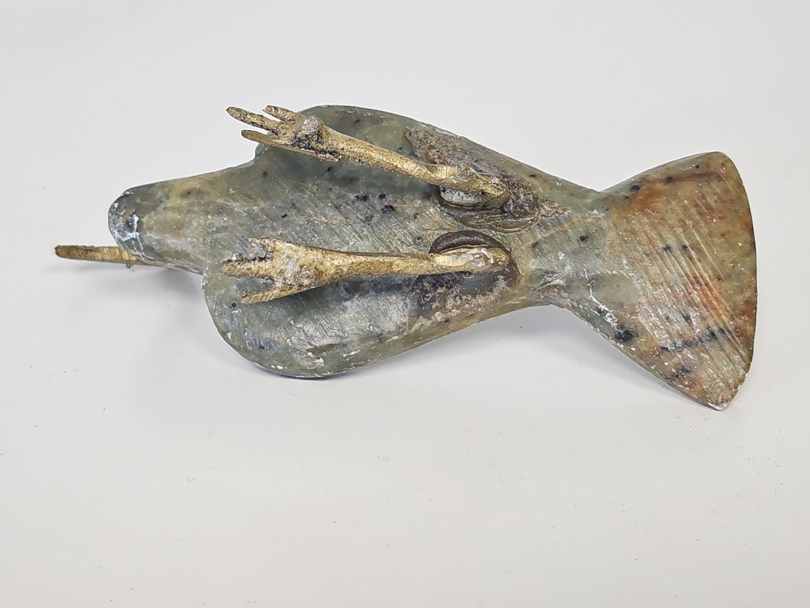 Sculpture vintage ibis Thot Égypte ancienne pierre, art antique rare collection