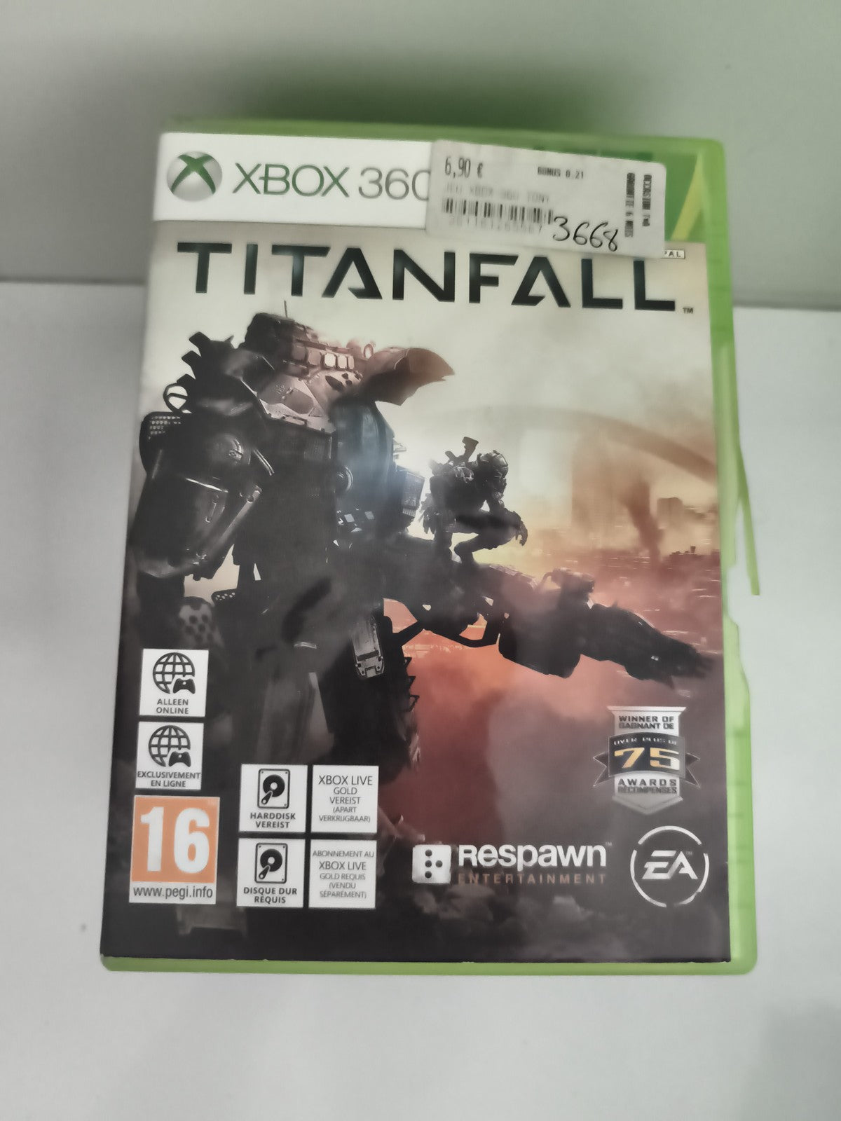 Jeu Xbox 360 Titanfall complet Respawn EA FPS boîte verte