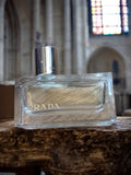 Miniature parfum PRADA vintage flacon rétro édition limitée transparent