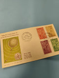 Ancienne enveloppe FDC Vietnam 1964 timbres météo Journée Mondiale philatélie