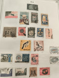 Timbres Irak oblitérés thématiques oiseaux architecture UNICEF animaux