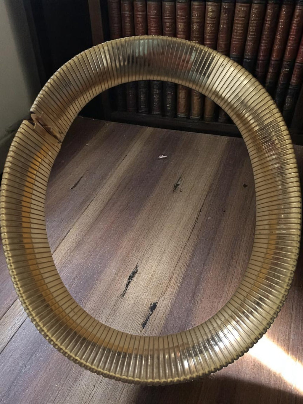 Collier ras du cou vintage en métal doré, style ethnique, pièce unique