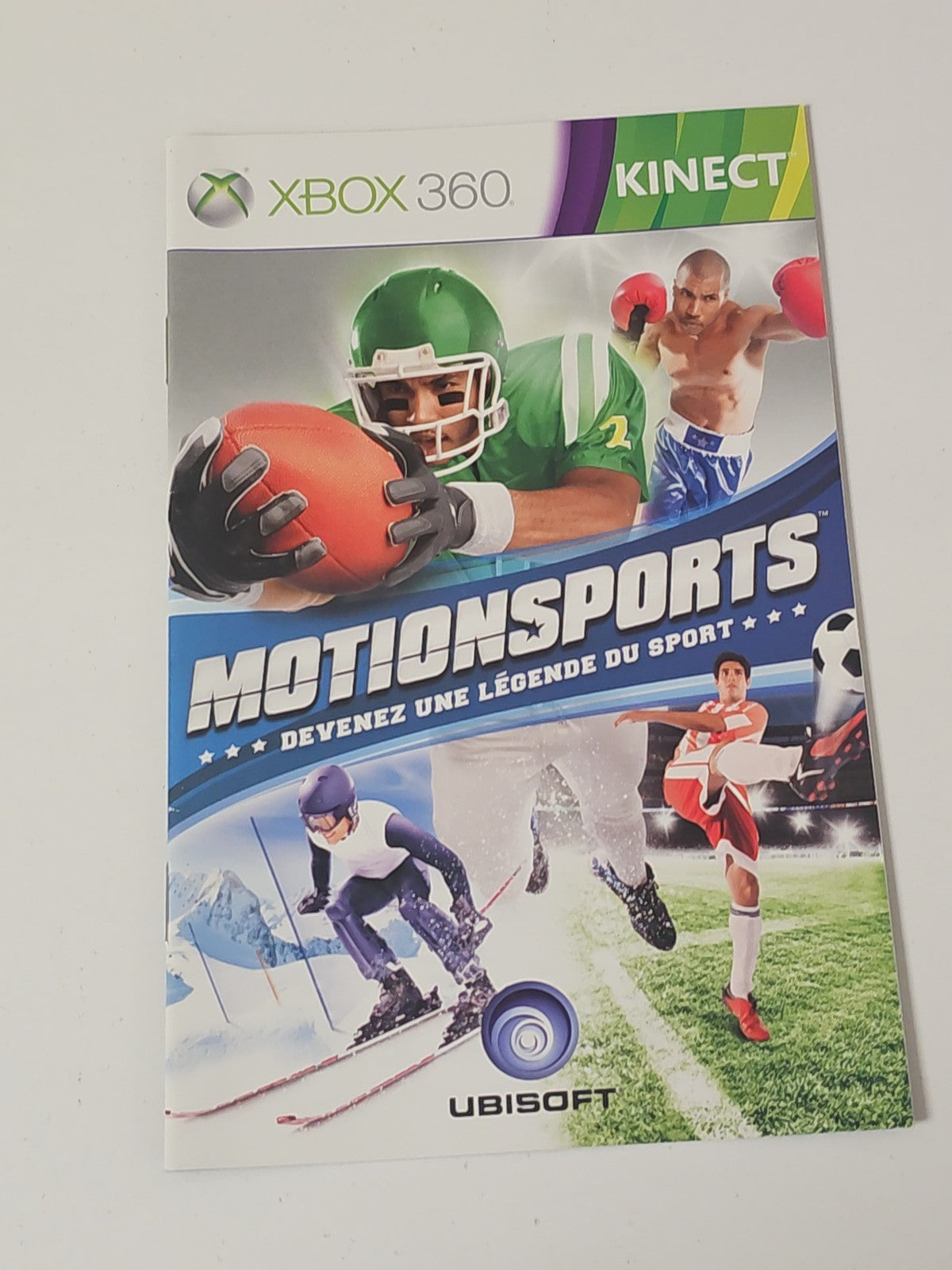 Notice originale Motionsports pour Xbox 360 - Manuel d'instructions seul jeu vid