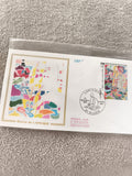 Enveloppe Premier Jour Lapicque 1989 CEF FDC art abstrait timbre France