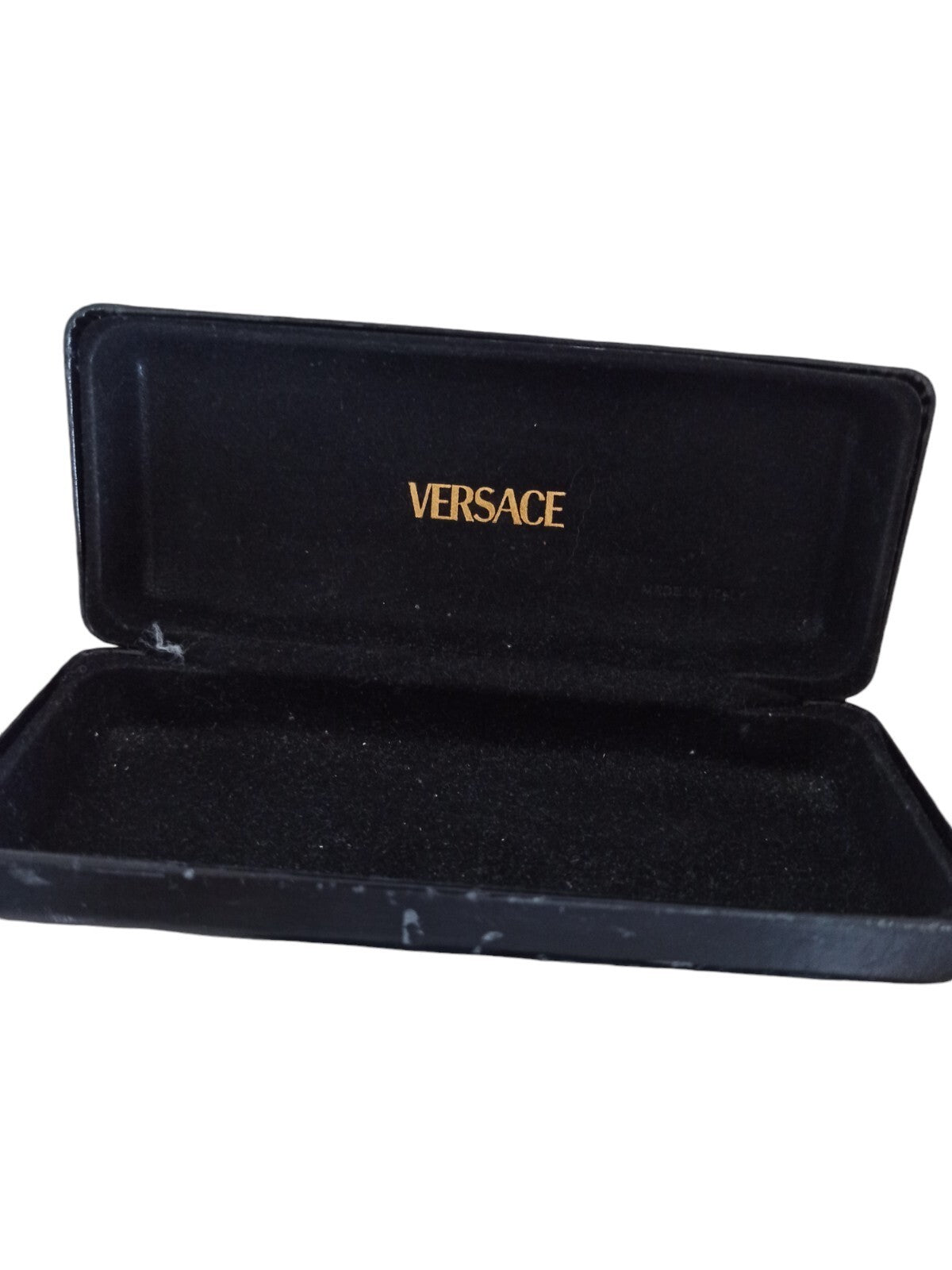 Lunettes de soleil Versace femme noir avec étui et lingette, logo visible