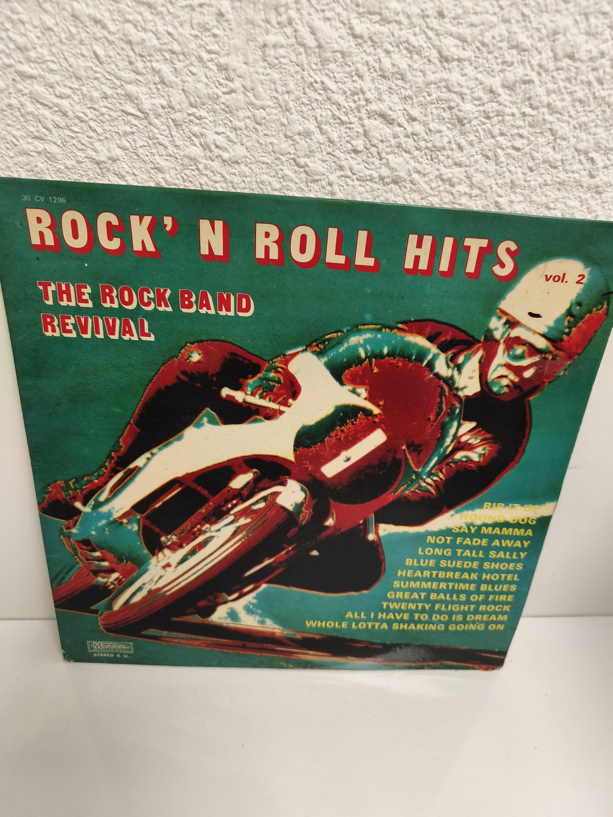 Vinyle 33 tours Rock'n Roll Hits vol.2 The Rock Band Revival pochette moto