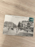 Ancienne carte postale Lille Statue Faidherbe Place République tramway