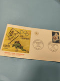 Enveloppe FDC Jeux Olympiques Tokyo 1964 premier jour d?émission timbre sport