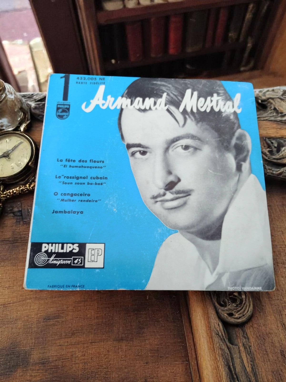 Vinyle 45 tours Armand Mestral EP Philips vintage France années 60 rare