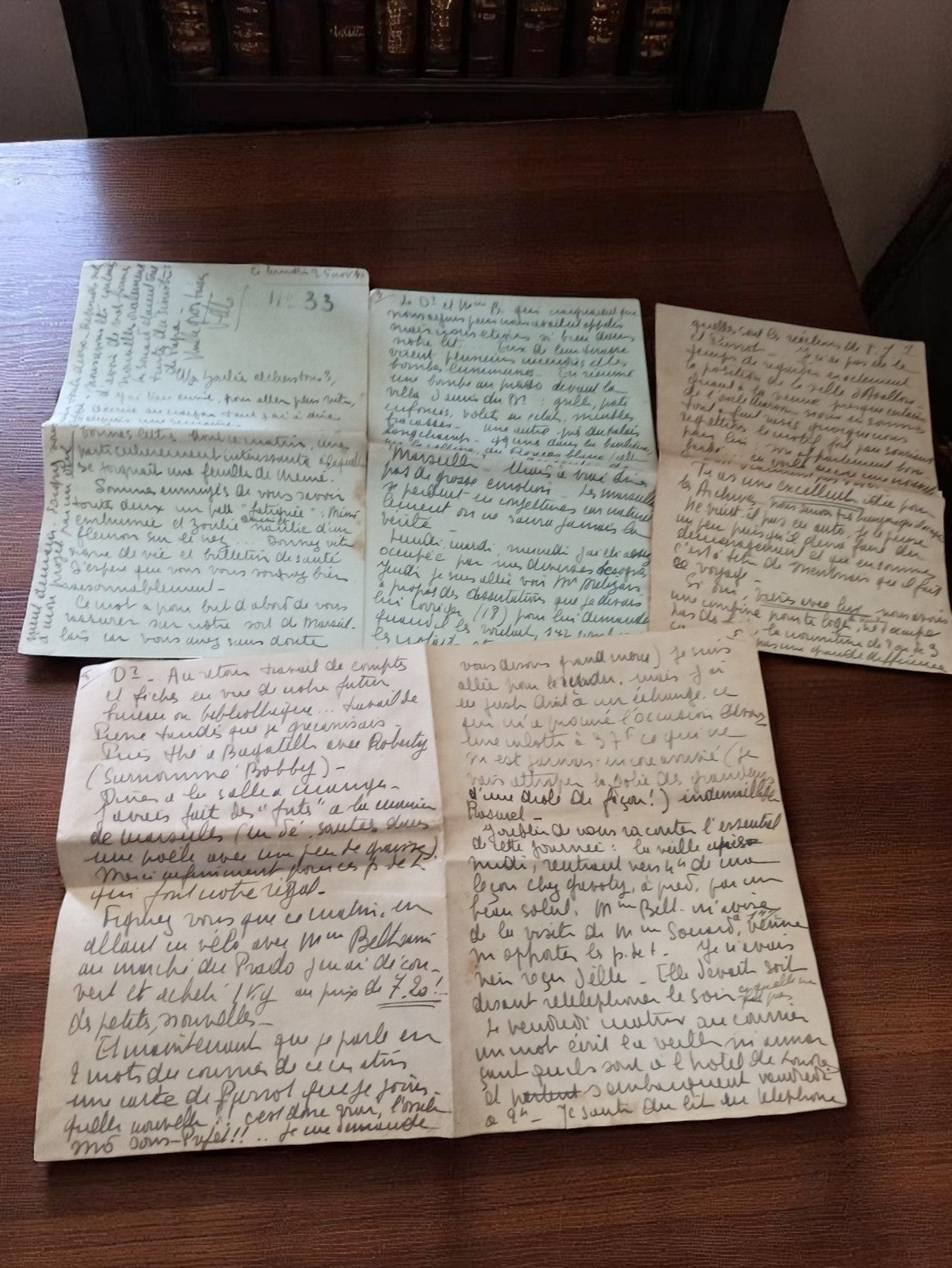Lettre manuscrite ancienne 1939-1945, correspondance guerre, écriture à l’encre