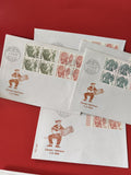 Lot enveloppes timbrées Helvetia Suisse 1984 illustrées oblitérées Bern
