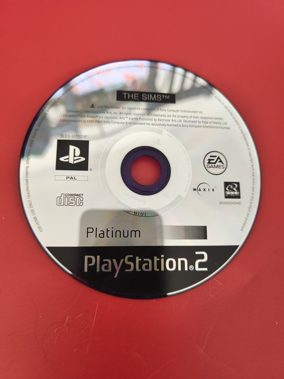 Jeu PS2 The Sims ? CD seul compatible PlayStation 2 ? Disque d?origine testé