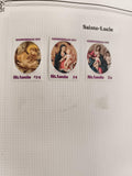 Timbres anciens Sainte-Lucie 1977 Christmas, lot 3, philatélie, art religieux
