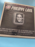 Vinyle 33T ancien Philippe Lavil vintage disque LP rétro collection musique fran
