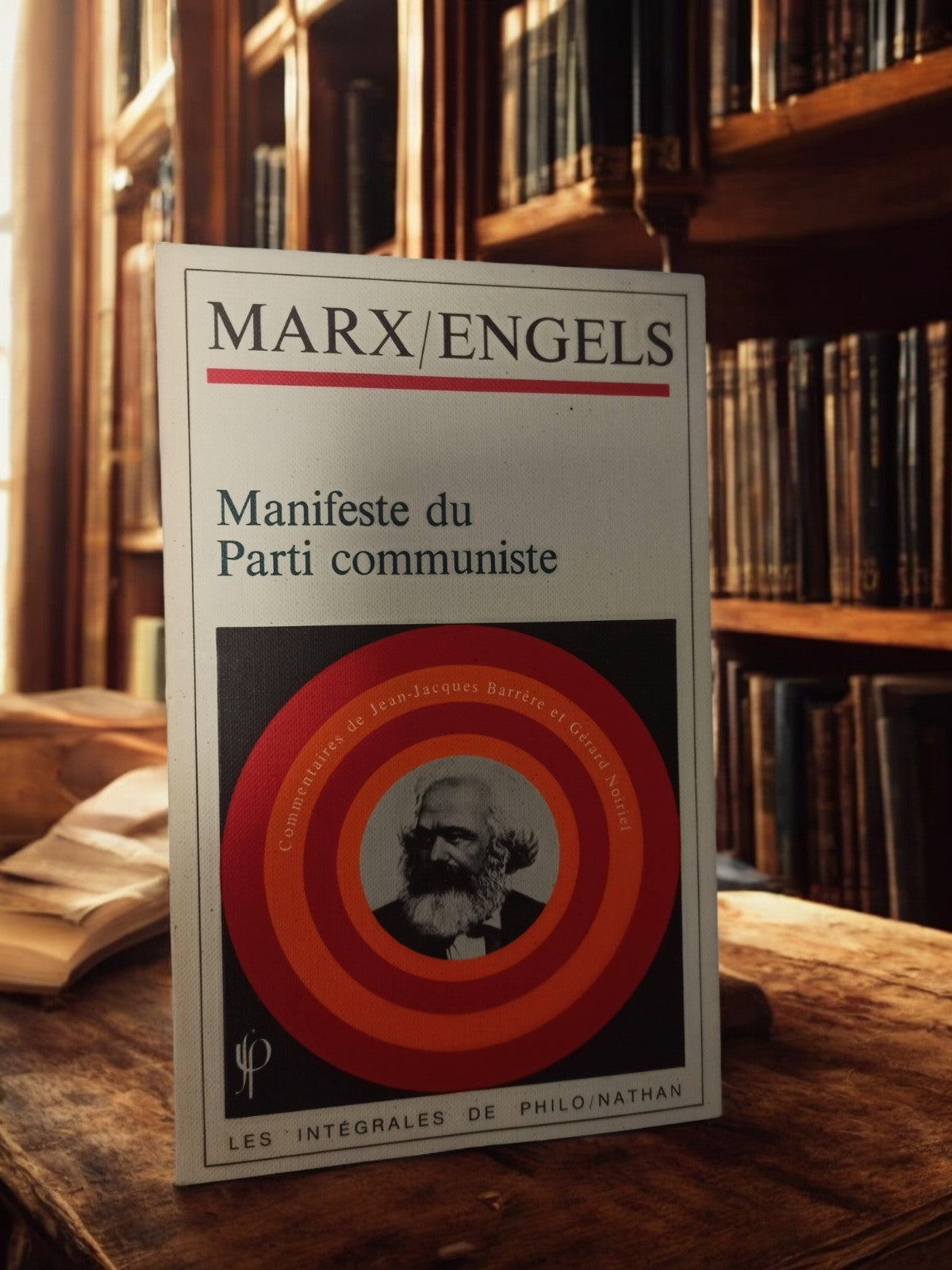 Livre Manifeste du Parti communiste Marx Engels Nathan ancien édition philo