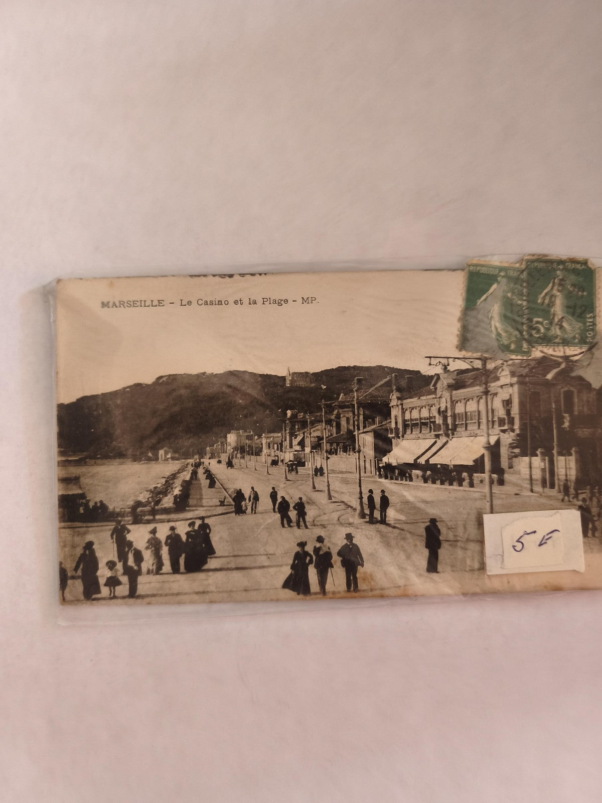 Carte postale ancienne vintage Marseille vue rétro collection France occasion