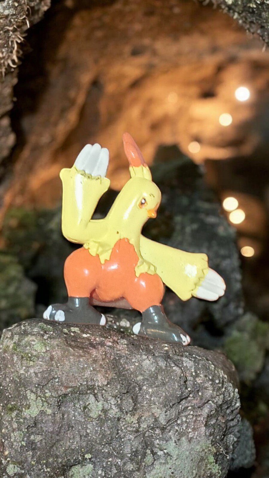 Figurine Pokémon Galifeu PVC 2005 2006 orange jaune R/LW jouet Blaziken