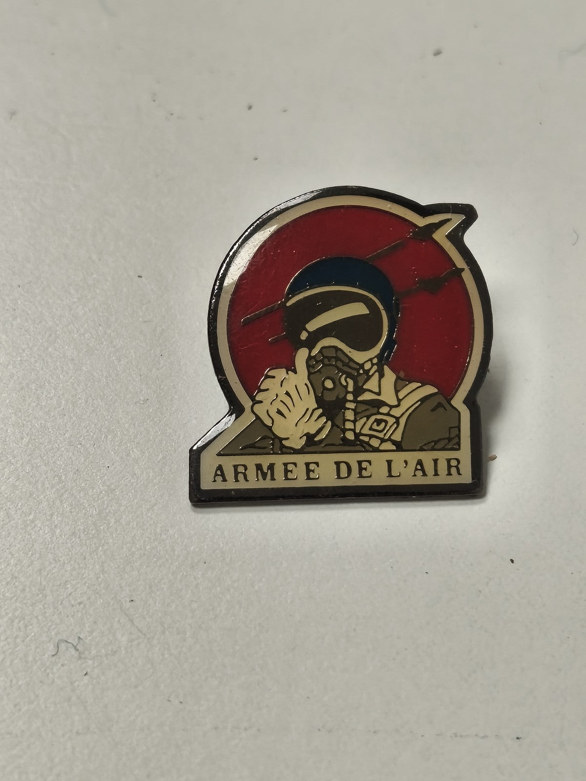 Pin's ancien collection Armée de l'Air vintage, badge militaire rétro France avi