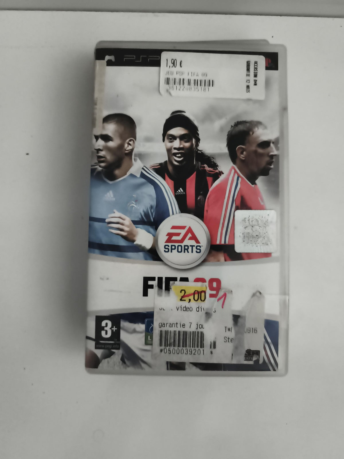 Jeu vidéo FIFA 09 PSP PlayStation EA Sports football occasion