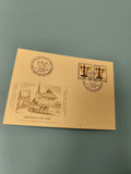 Enveloppe premier jour FDC Reinach AG 1982 cachet timbre cheval Ref 11