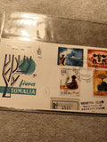 Lettre 1er jour Fiera Somalia 1959 affranchie, oblitération Mogadiscio, philatél