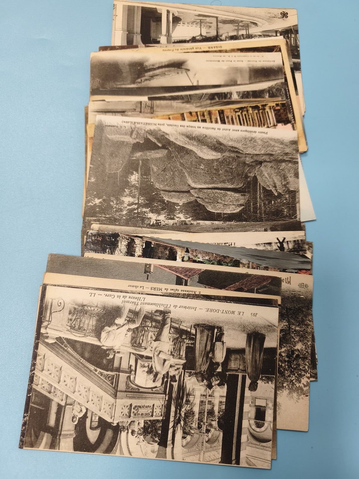 Lot cartes postales anciennes CPA vrac, divers lieux, paysages et monuments