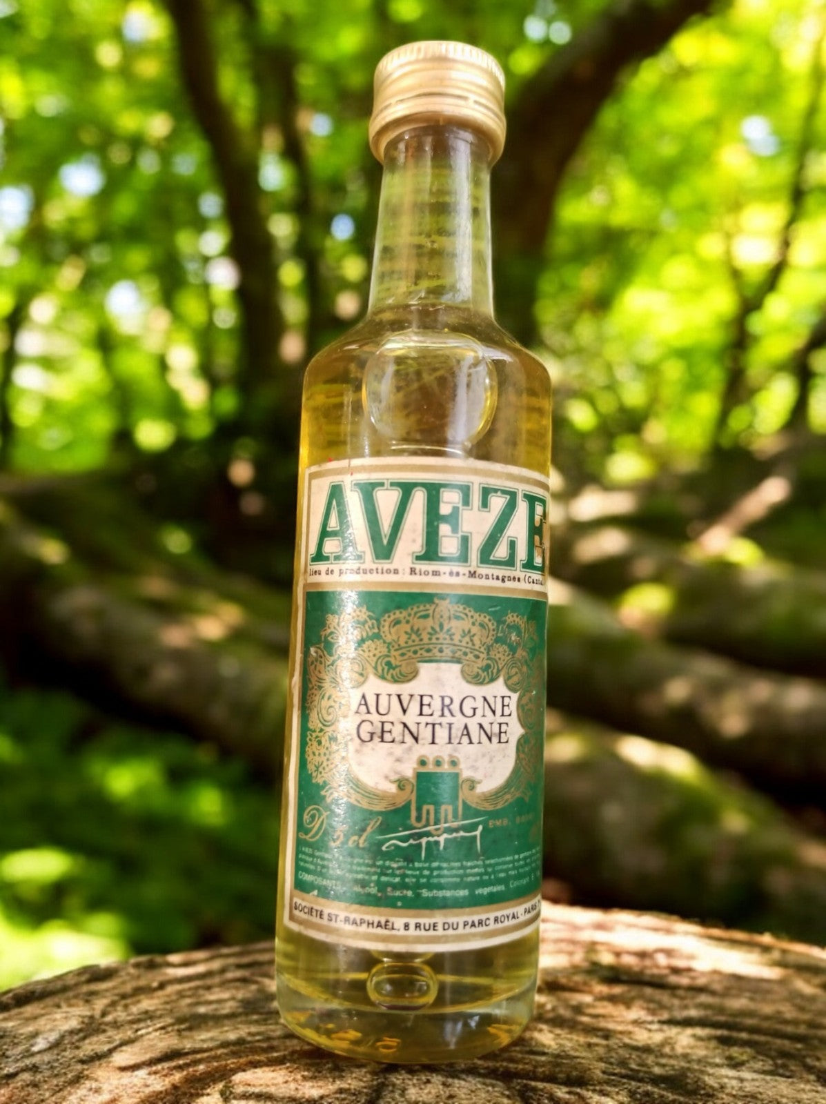 Mignonette AVÈZE Gentiane Auvergne vintage France alcool ancien rare