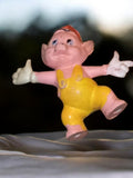 Figurine vintage Walt Disney Heimo 3 Petits Cochons jaune rare déco jouet