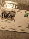 Carte postale Allemagne 1956 timbre 10 Pfennig Kaufbeuren fête historique (Ref 1