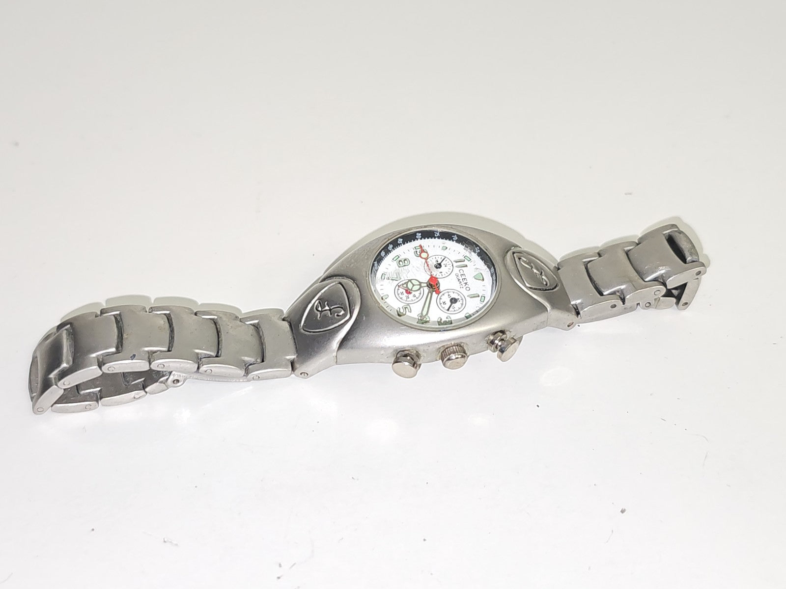 Montre homme Ceeko à quartz d?occasion, montre-bracelet fonctionnelle élégante