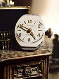 Mouvement montre mécanique Meteor ancien cadran blanc 10 rubis vintage