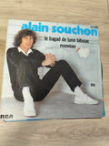 Vinyle 45T vintage Alain Souchon ? Le Bagad de Lann Bihoué, pochette RCA