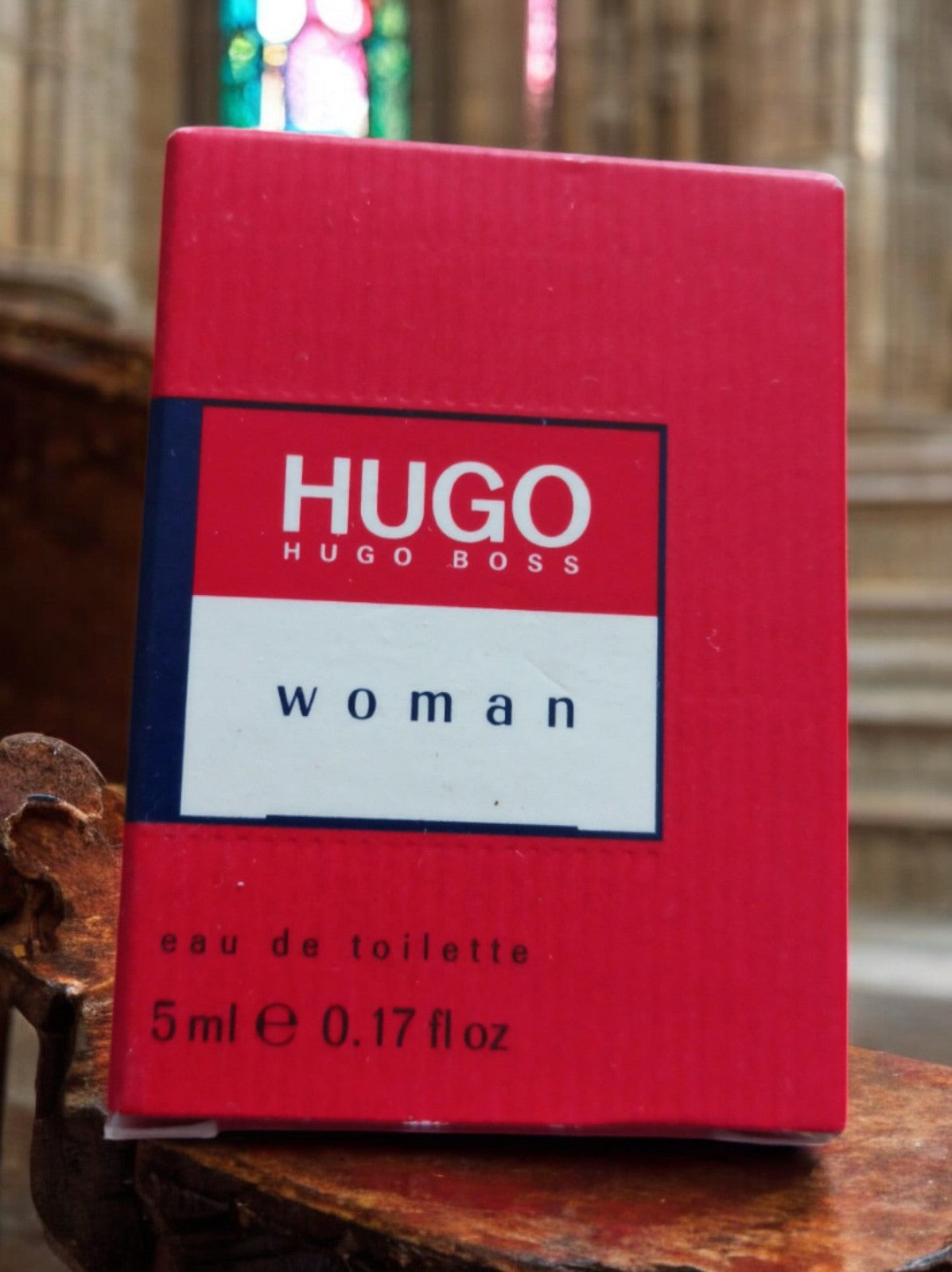 Miniature parfum Hugo Boss Woman 5ml eau de toilette boîte rouge