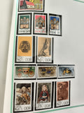 Timbres DDR Allemagne Est oblitérés thèmes arts, carrosses, orgues